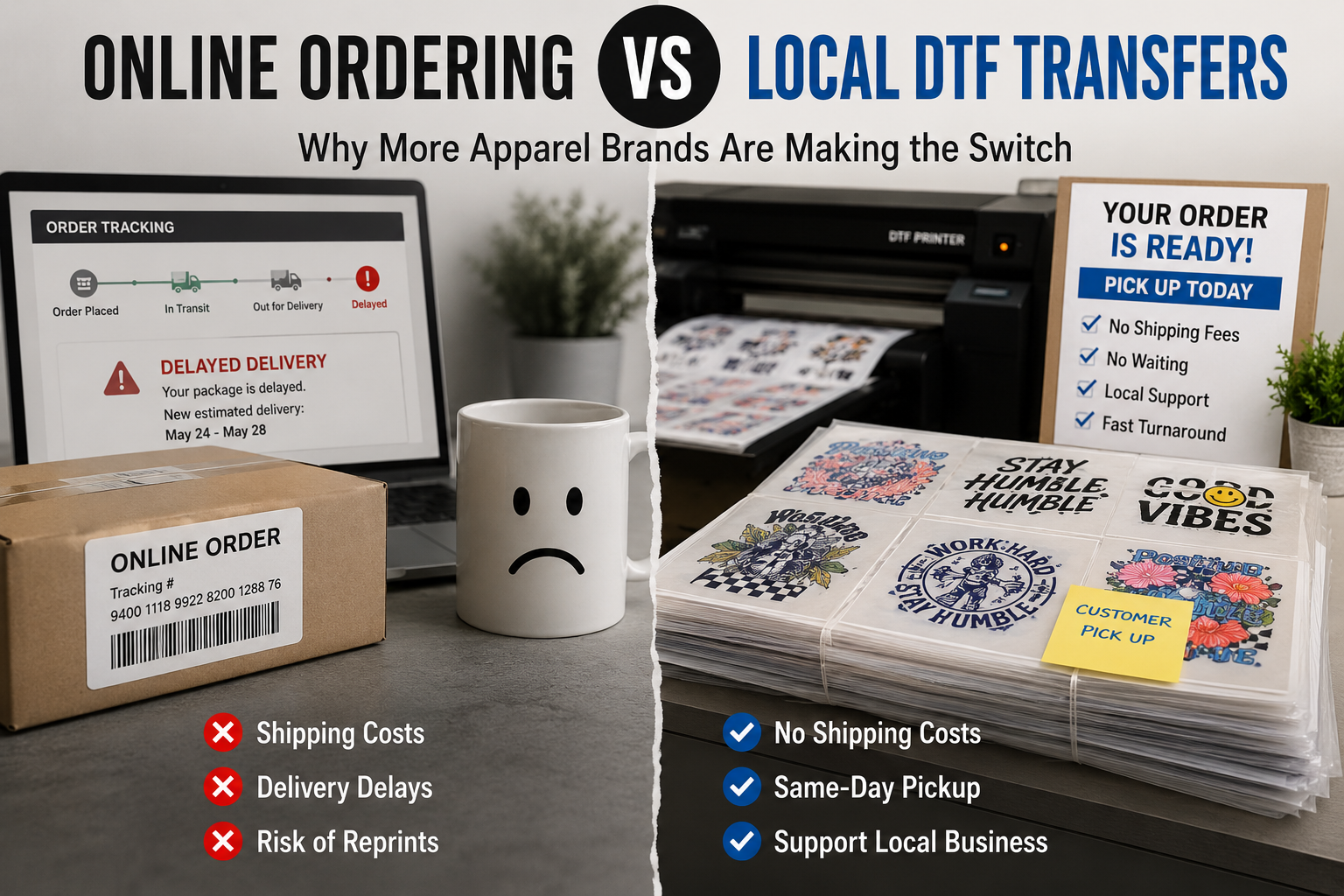 Why More Apparel Brands Are Switching to Local DTF Transfers